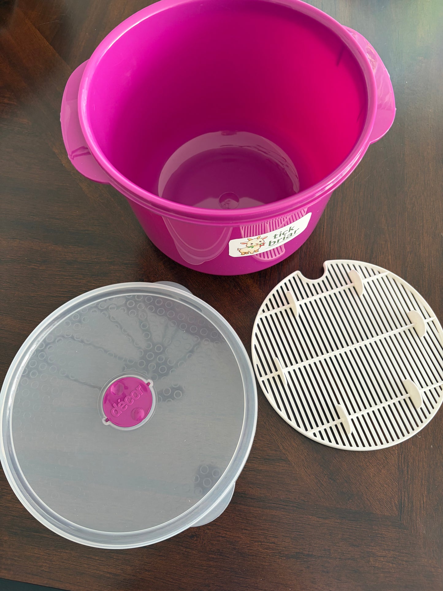 Cheese Brining Bucket with Submersion Insert | (3 Liter)