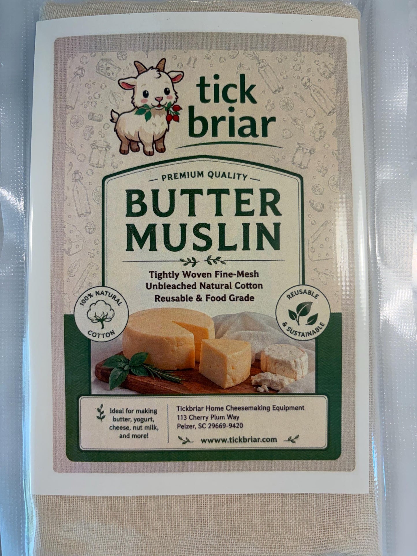 Butter Muslin (1 sq. yd.)