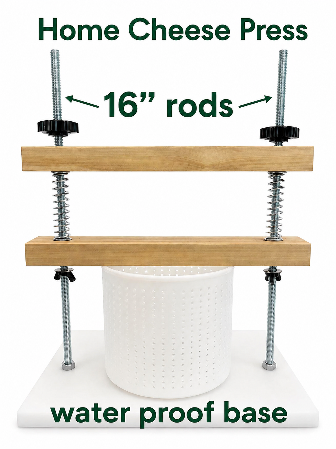 Basic Home Cheese Press