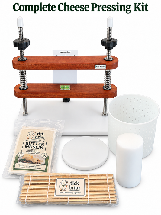 Complete Cheese Pressing Kit – Everything You Need to Press Beautiful Homemade Cheese