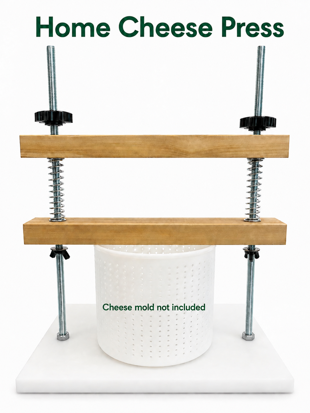 Basic Home Cheese Press