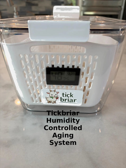 Humidity Controlled Cheese Aging Container