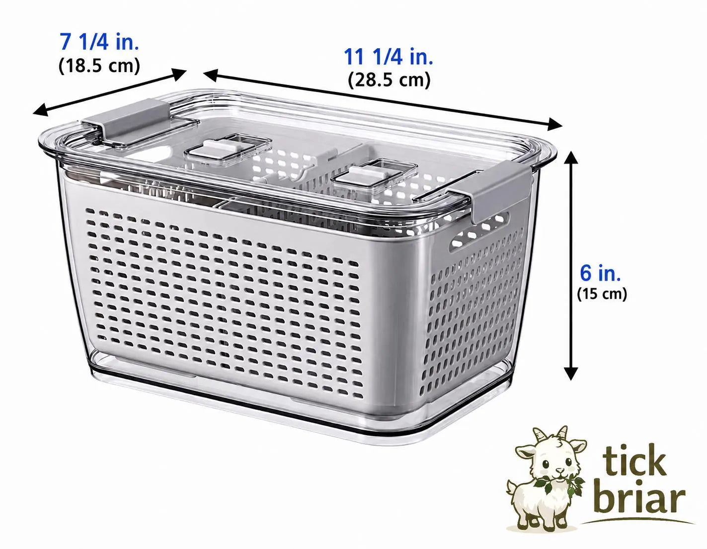Humidity Controlled Cheese Aging Container