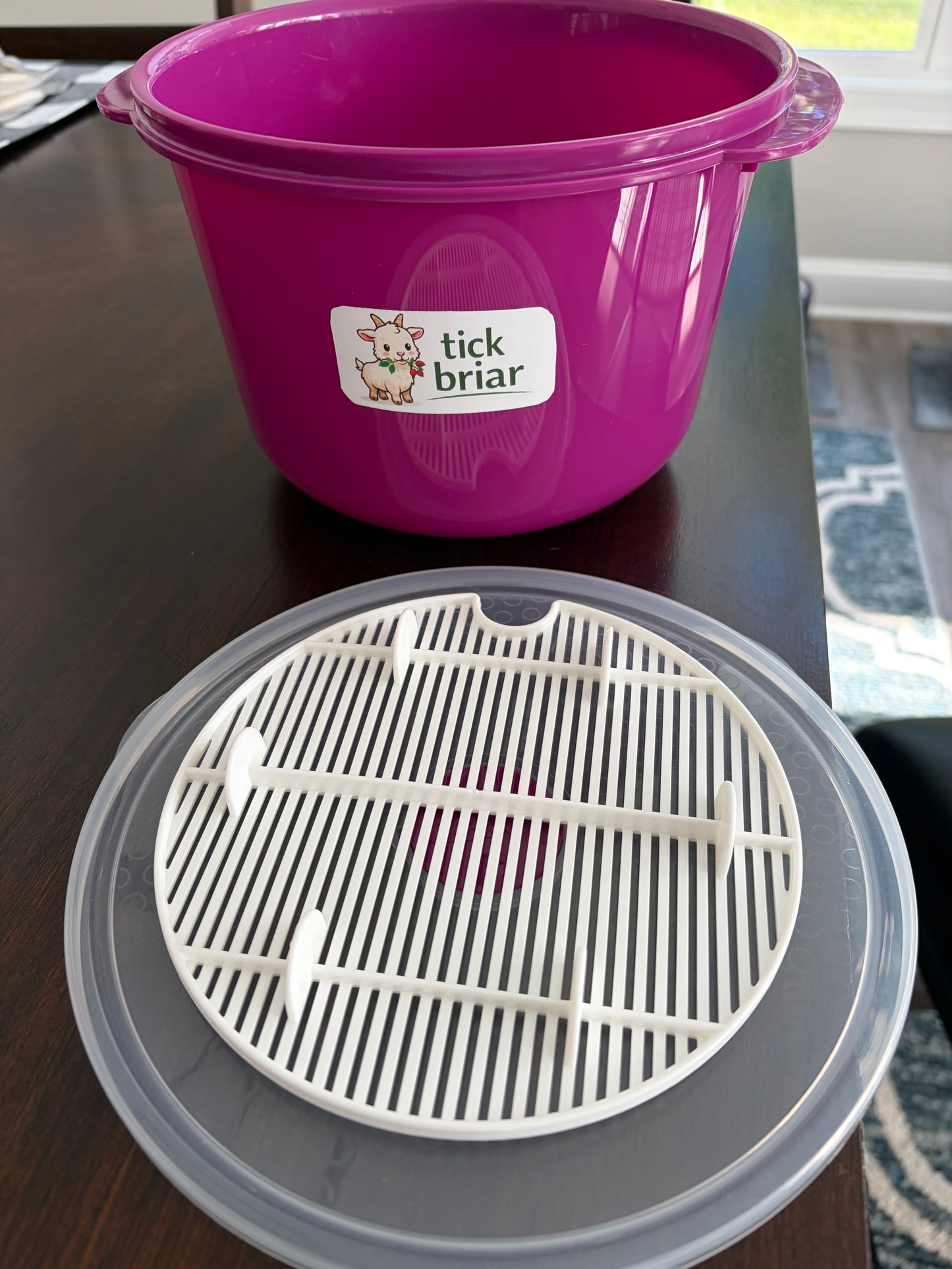Cheese Brining Bucket with Submersion Insert | (3 Liter)