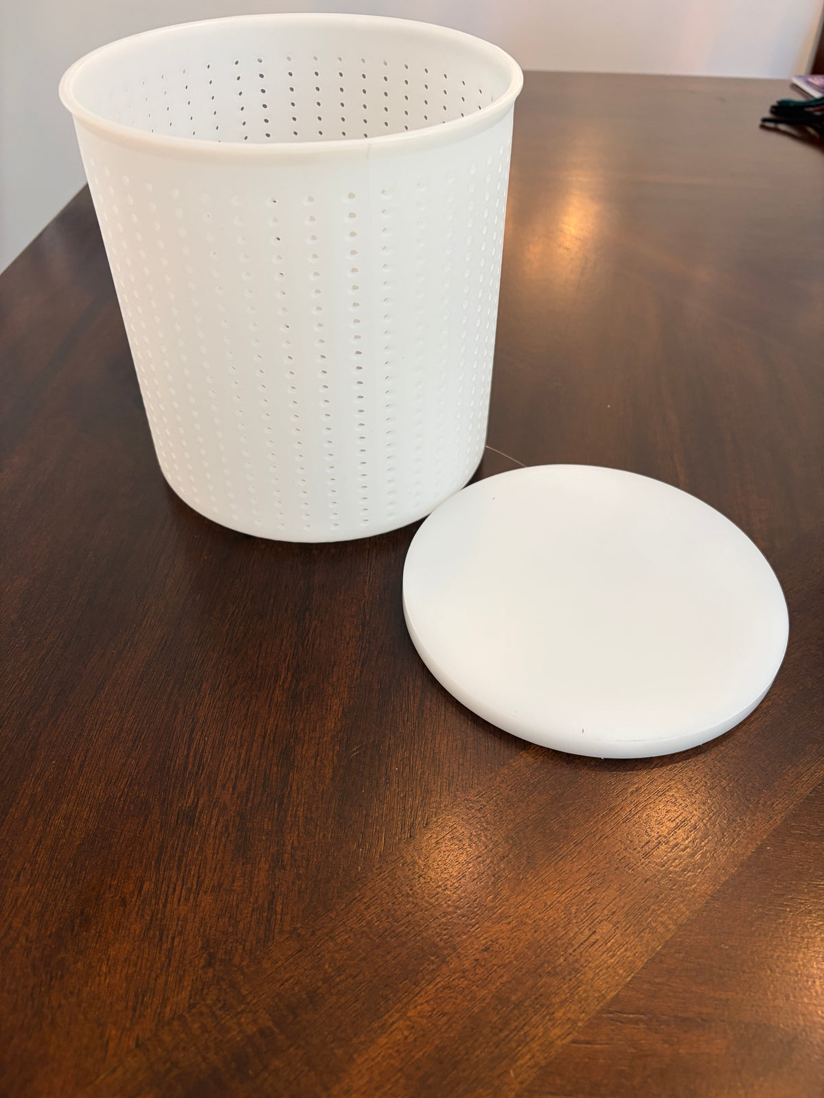 Cheese Mold and Follower- 2 to 4 gallon capacity, soft and hard cheeses.