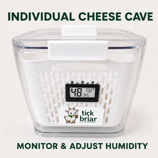Humidity Controlled Cheese Aging Container