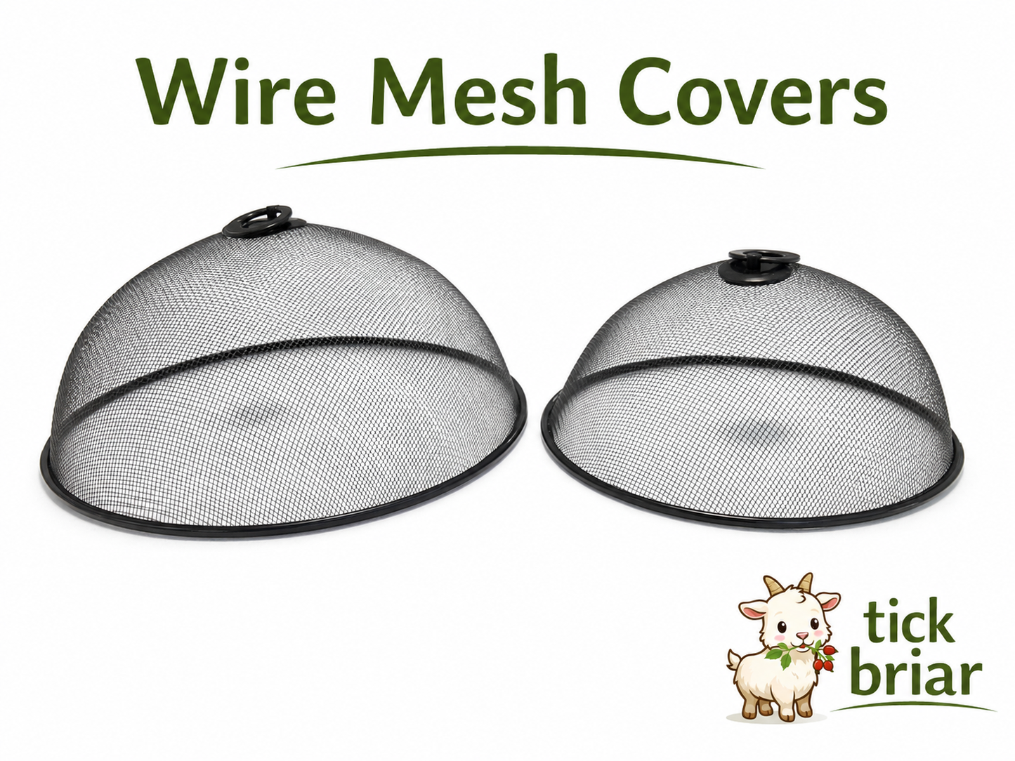 Wire Mesh Covers for Air Drying Cheese - 1 Large and 1 Small Included