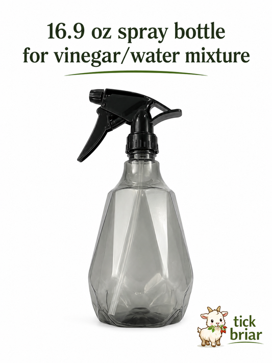 Spray bottle for Vinegar/Water Solution - Sanitize and Prevent Mold